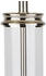 Searchlight Tischleuchte Pedestal, silber mit Schirm in Creme