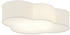 TK Lighting Deckenleuchte Cloud aus Textil, Länge 62 cm, weiß