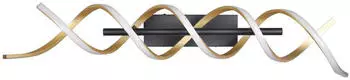 Trio LED-Deckenleuchte Sequence, dimmbar, CCT, messing