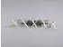 Trio LED-Deckenleuchte Sequence, dimmbar, CCT, messing