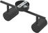 Lindby Jorell Deckenspot, schmal, schwarz, 2-flg.