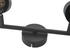 Lindby Jorell Deckenspot, schmal, schwarz, 2-flg.