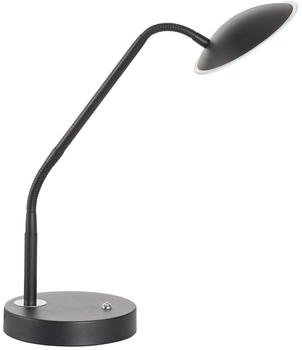 Fischer & Honsel Tallri LED 7,5W Tunable white steuerbar dimmbar Glas teilsatiniert sandschwarz 50699