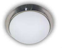 niermann Deckenleuchte "Opal matt, Dekorring Nickel matt, LED" LED-Board 1 Stk.