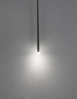 Nova Luce GIONO LED Pendelleuchte Schwarz 3W Warmweiss 180x8cm 9601001