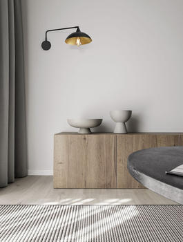 Nova Luce MIRBA E27 Schwarz 27x60x19cm dimmbar 9035979
