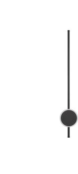 Nova Luce CLOCK LED Schwarz 22W Warmweiss 13,6x5,5x80cm 9061428