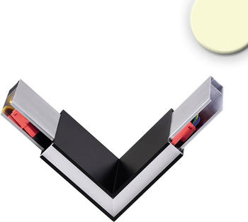 ISOLED Eckverbinder 90° prismatisch für Hängeleuchte Linear Up+Down, 3W, schwarz, warmweiß