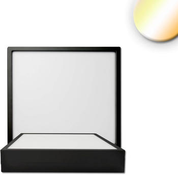 ISOLED LED Deckenleuchte PRO schwarz, 8W, 120x120mm, ColorSwitch 2700/3000/4000K, dimmbar