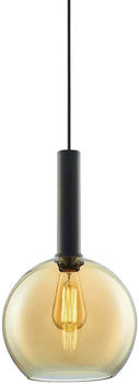 ISOLED Pendelleuchte, amber round Glas, E27, 25cm, 50-300cm, exkl. Baldachin