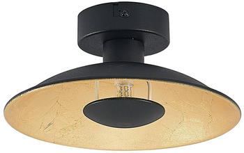 Lindby Narisara Deckenlampe, schwarz-gold, 20 cm
