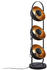 Lindby Stehlampe Muriel 3-fl. schwarz/gold