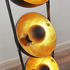 Lindby Stehlampe Muriel 3-fl. schwarz/gold