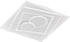 Fischer & Honsel Ratio LED Deckenleuchte 47,5W Tunable white steuerbar dimmbar Acrylglas weiß + Fernbedienung 20136