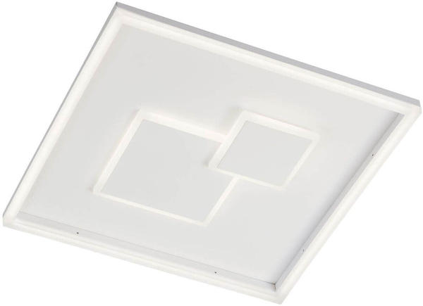 Fischer & Honsel Trey LED Deckenleuchte 27,6W Tunable white steuerbar dimmbar Acryl weiß + Fernbedienung 21398