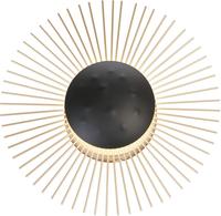 Led Wandleuchte Varras Schwarz / Gold, &Oslash; 30cm