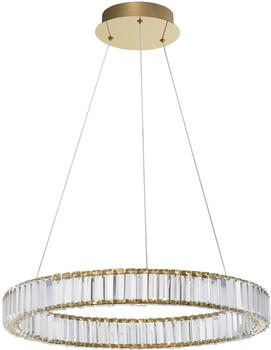 Nova Luce AURELIA LED Pendelleuchte Gold 41W Neutralweiss 150x60cm dimmbar 9333075