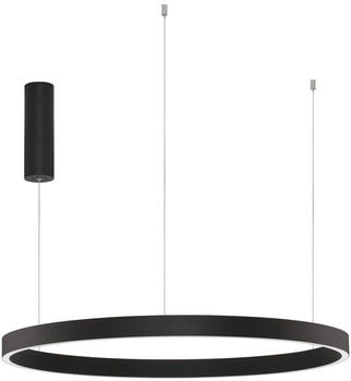 Nova Luce ELOWEN LED Pendelleuchte Schwarz 77W Warmweiss 150x80cm dimmbar 9345664