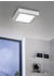 Eglo 75603 IDUN LED Aufbauleuchte 9,5W 170x170mm Silber Weiss Neutralweiss