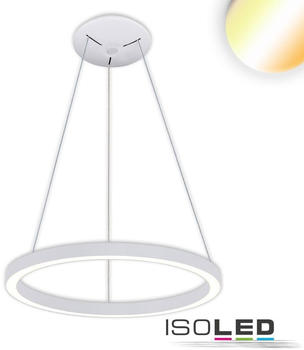 ISOLED LED Hängeleuchte Circle 580 weiß, 48W, rund, ColorSwitch 3000/3500/4000K, dimmbar