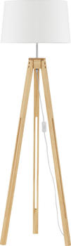 Nova Luce LE ROY Stehlampe E27 Naturholz 145x50cm 9050165