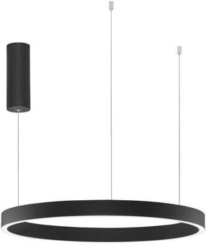 Nova Luce ELOWEN LED Pendelleuchte Schwarz 60W Warmweiss 150x60cm dimmbar 9345660