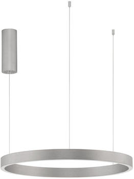 Nova Luce ELOWEN LED Pendelleuchte Silber 60W Warmweiss 150x60cm dimmbar 9345662