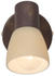 Brilliant Wandleuchte Luca Kupfer-antik/Champagner E14 braun