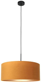 Steinhauer Pendelleuchte Sparkled Light Schwarz/Gold E27 500mm schwarz