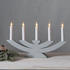 Star Trading LED Tischleuchte Navida Hellgrau 5x3W grau