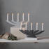 Star Trading LED Tischleuchte Navida Hellgrau 5x3W grau