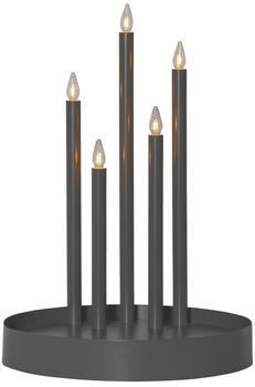 Star Trading LED Tischleuchte Deco Grau 5x3W gelb