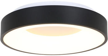 Steinhauer LED Deckenleuchte Ringlede in Schwarz 30W 2800lm schwarz