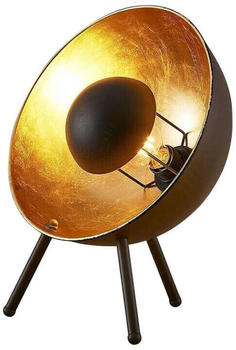 Lindby Muriel Tischleuchte H38 Black/Gold (9624222)