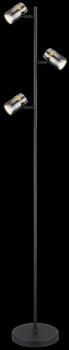 Globo Stehleuchte, Schwarz, Messing 154 cm (4558212903)