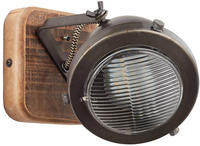 Brilliant Wandstrahler "Carmen Wood" GU10 1 Stk. Wandspot burned steel/holz