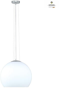 Hufnagel Leuchten Pendelleuchte BOLERO E27 Opalglas matt / Nickel-matt Ø 40cm / Höhe 150cm max. 57W
