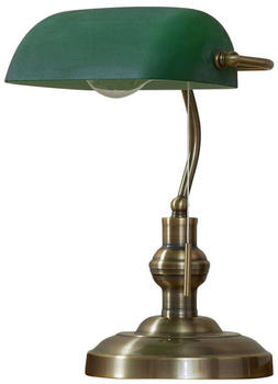 Lindby Milenka Tischleuchte Brass/Green (9620986)