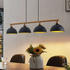 Lindby Tirzana 4 Pendelleuchte Black/Light Wood (9627420)