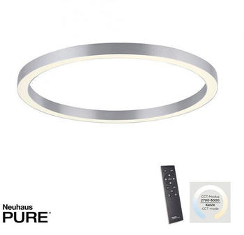 Pure LED-Deckenleuchte PURE-LINES, 70x70, aluminium (6306-95)