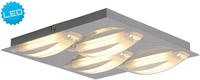 n&auml;ve LED Deckenleuchte "Chur" LED-Modul 1 Stk. Warmwei&szlig; mit geschwungenen