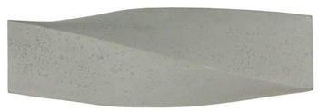 Licht-Erlebnisse Beton Wandlampe SHANEY länglich B:45cm 2x E27 Modern grey NI1/1/0117