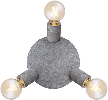 Globo FREDDY Strahler Metall silber, 3x E27 silver metal 54036-3 – Design trifft auf Funktionalität