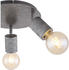 Globo FREDDY Strahler Metall silber, 3x E27 silver metal 54036-3