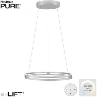 Pure LED-Pendelleuchte PURE-E-LOOP, elektrisch höhenverstellbar (2551-95)