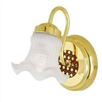 Westinghouse Wandleuchte Rattan Messing poliert/Opalglas metal 2009