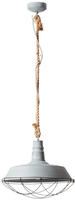 Brilliant Pendelleuchte "Rope" E27 1 Stk. H&auml;ngelampe 47cm grau Beton