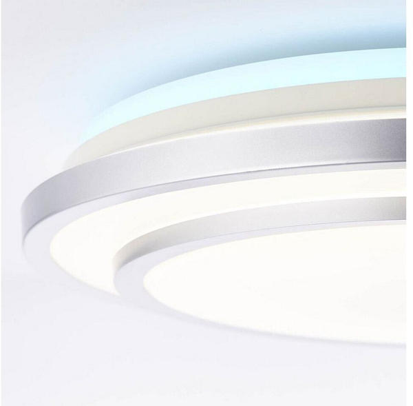 Brilliant VILMA LED Deckenleuchte 51,5cm Metall/Kunststoff weiß/silber, G97042/58 multicoloured multi-material G97042/58
