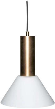 Hübsch Interior Contrast Pendelleuchte Burnished Brass (961611)