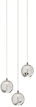 Lucande Hayley 3 Pendelleuchte Clear/Chrome (9624367)